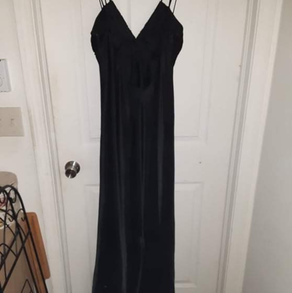 Women's beautiful, beaded top, long, formal party dress size 9/10